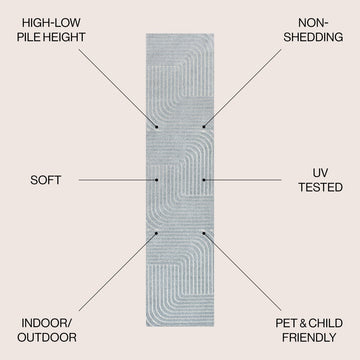 Odense Minimalist Angle Geometric Area Rug